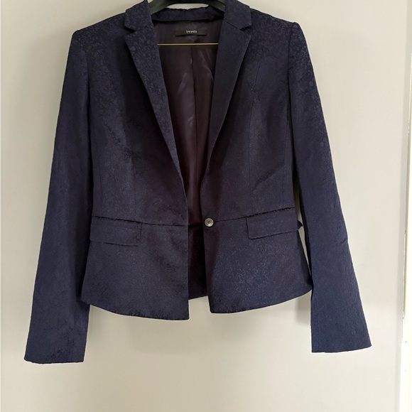 Tahari Blue Blazer Tailored Suit Jacket size 10 - Picture 4 of 12
